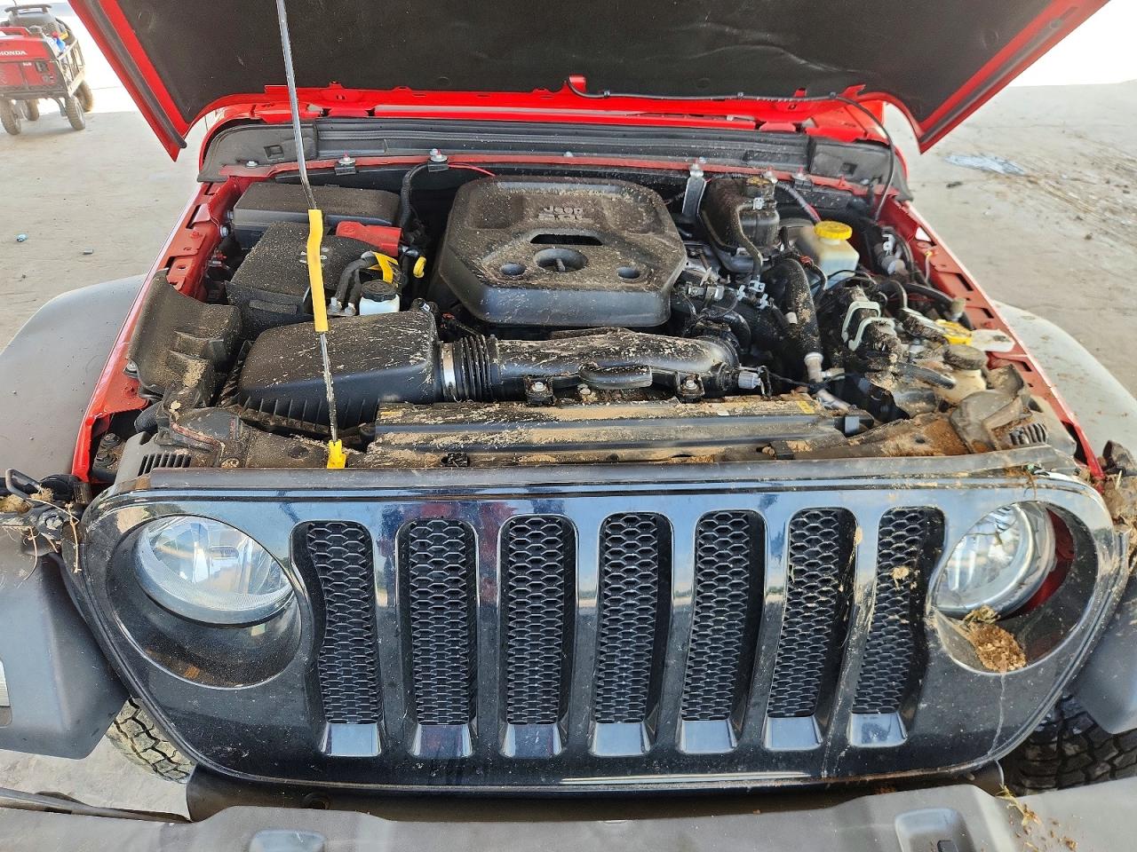 2021 Jeep Wrangler Unlimited Sport Red vin: 1C4HJXDN3MW666531