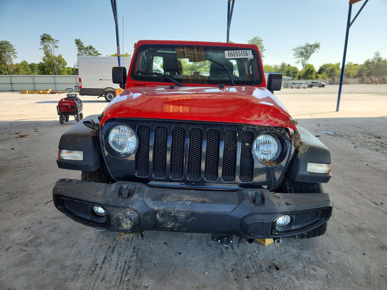 2021 Jeep Wrangler Unlimited Sport Red vin: 1C4HJXDN3MW666531