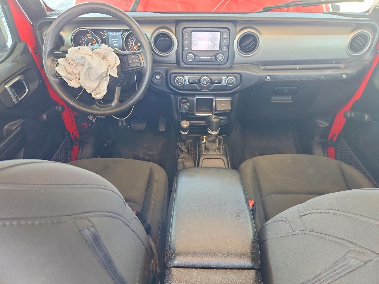 2021 Jeep Wrangler Unlimited Sport Red vin: 1C4HJXDN3MW666531