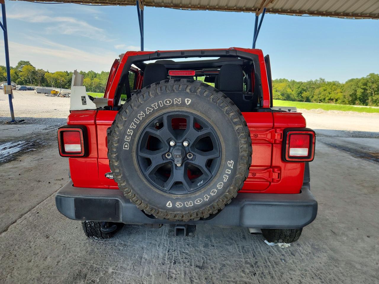 2021 Jeep Wrangler Unlimited Sport Red vin: 1C4HJXDN3MW666531