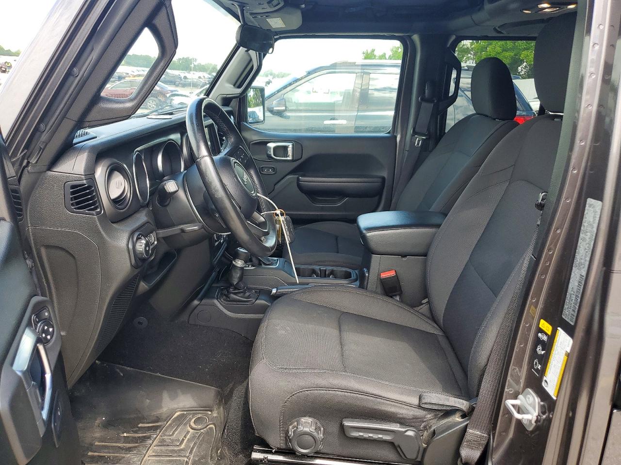 2021 Jeep Wrangler Unlimited Sport Серый vin: 1C4HJXDN5MW817014