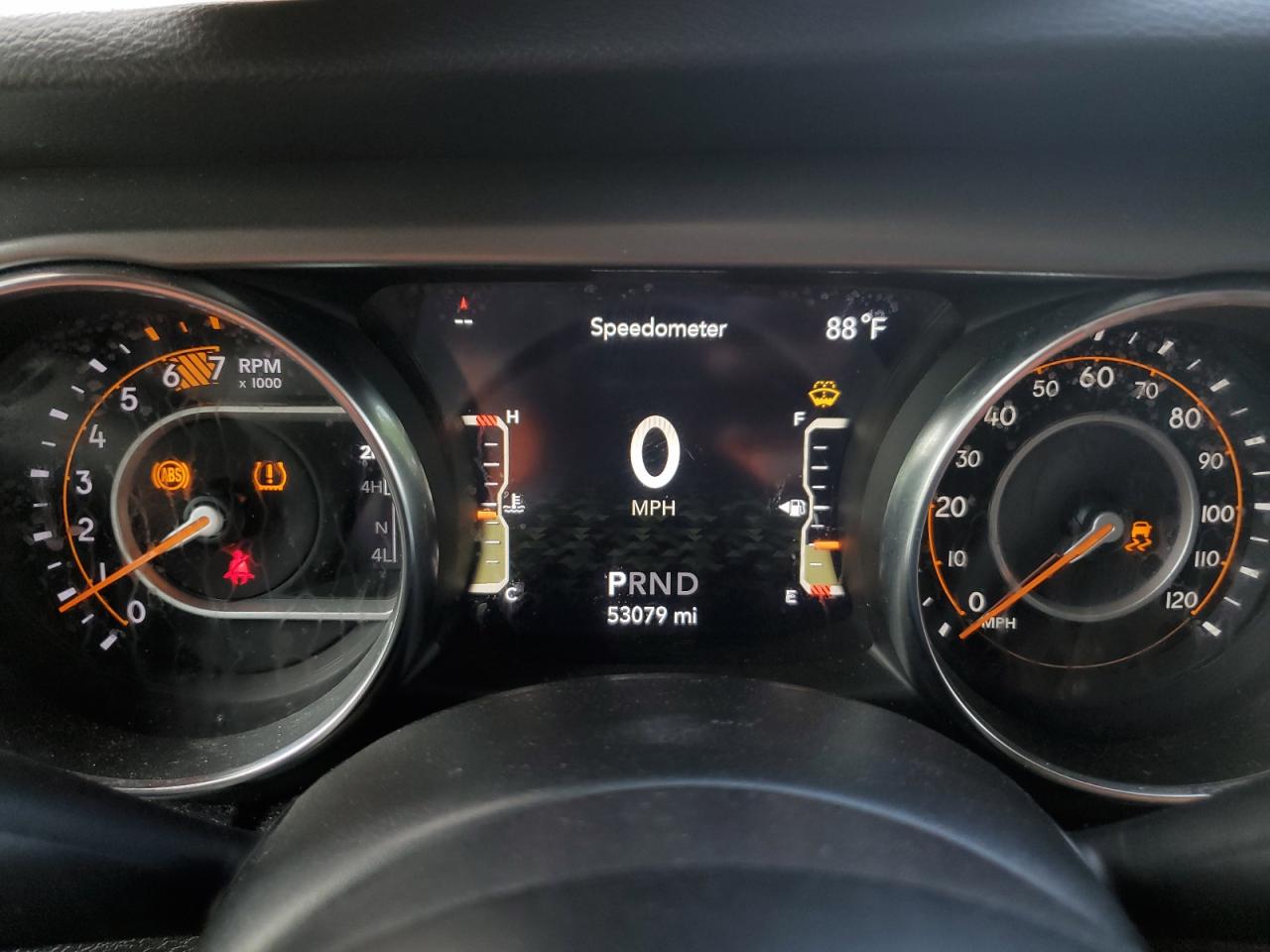 2021 Jeep Wrangler Unlimited Sport Серый vin: 1C4HJXDN5MW817014 Damage: Warning Light - Abs, On, Unacceptable