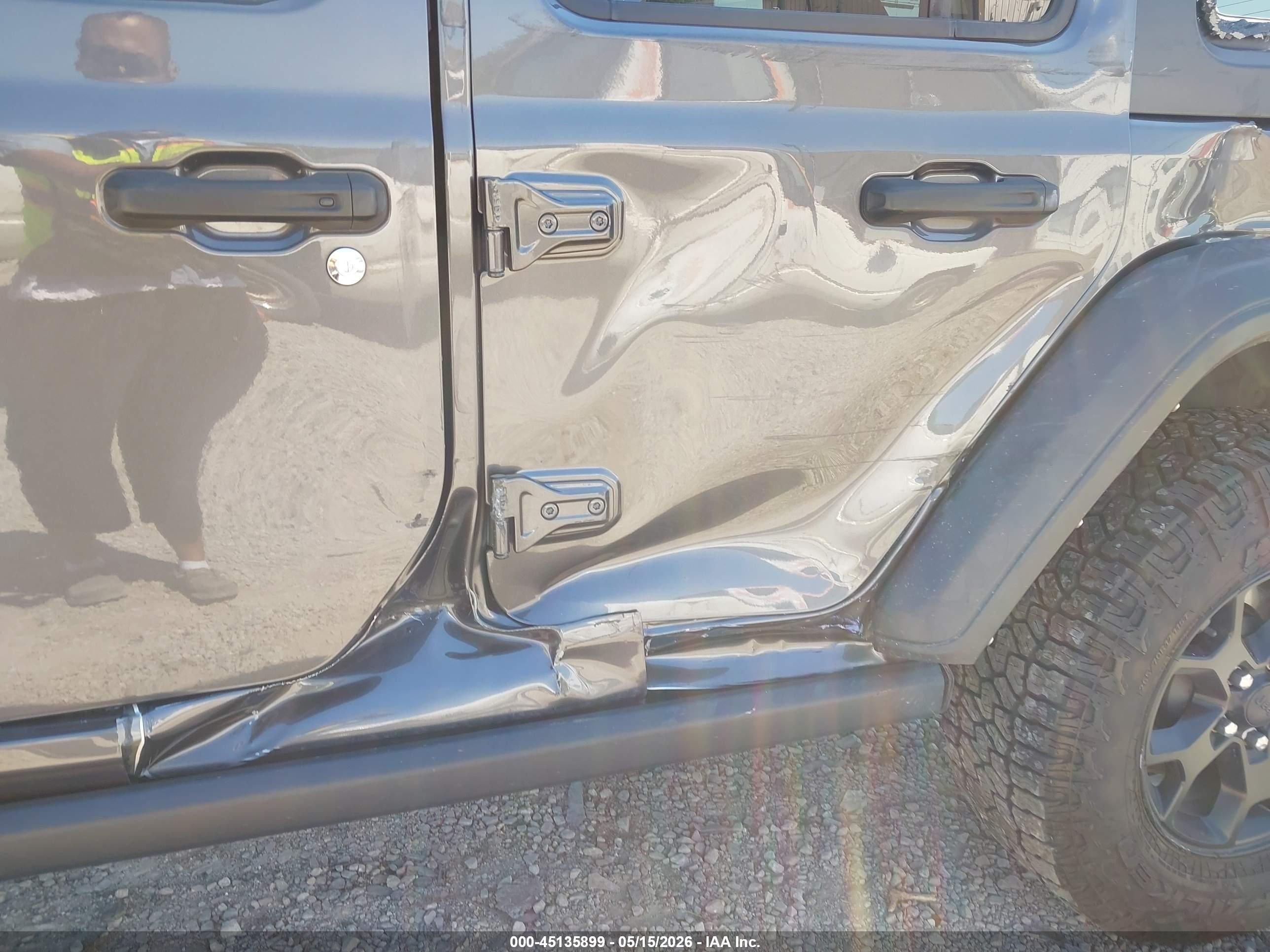 2022 Jeep Wrangler Unlimited Willys Sport 4x4 Серый vin: 1C4HJXDN5NW150978