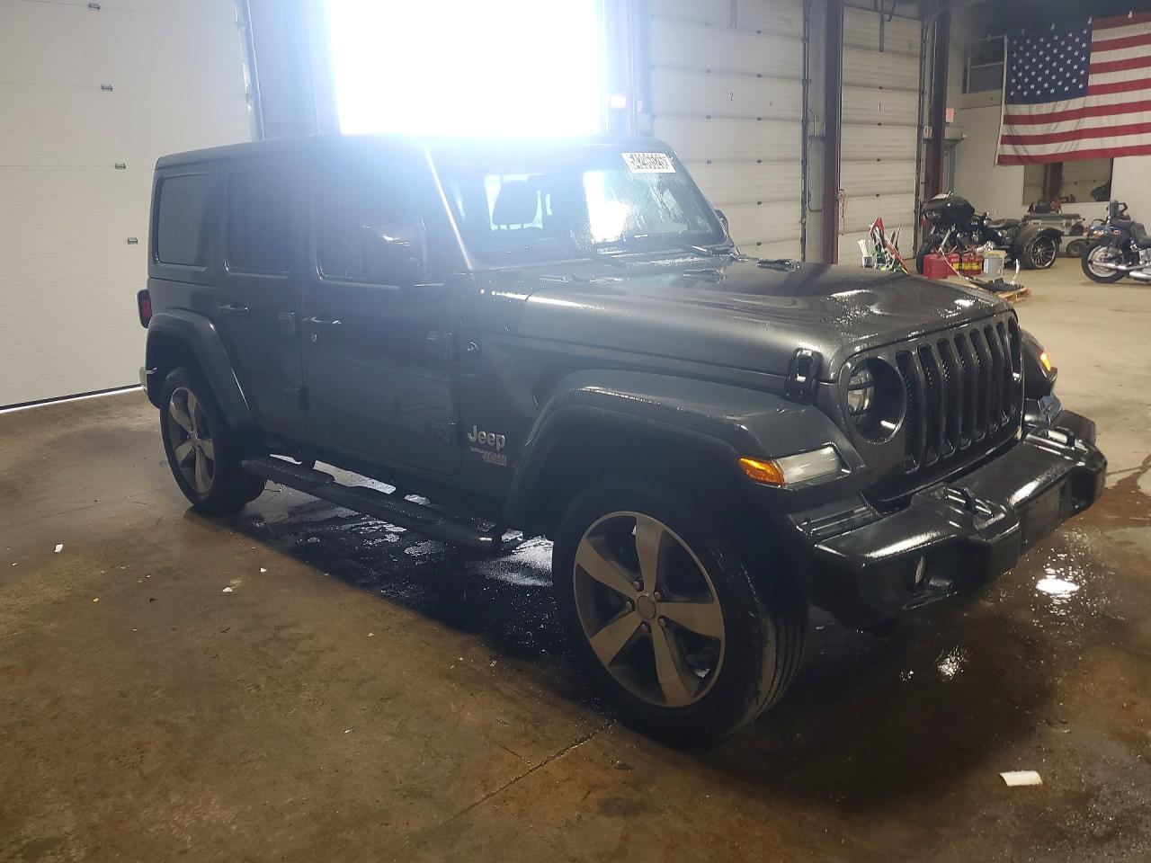 2018 Jeep Wrangler Unlimited Sport Серый vin: 1C4HJXDN6JW179903