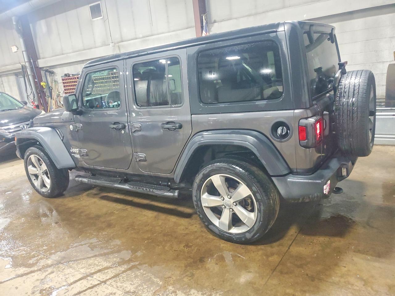 2018 Jeep Wrangler Unlimited Sport Серый vin: 1C4HJXDN6JW179903