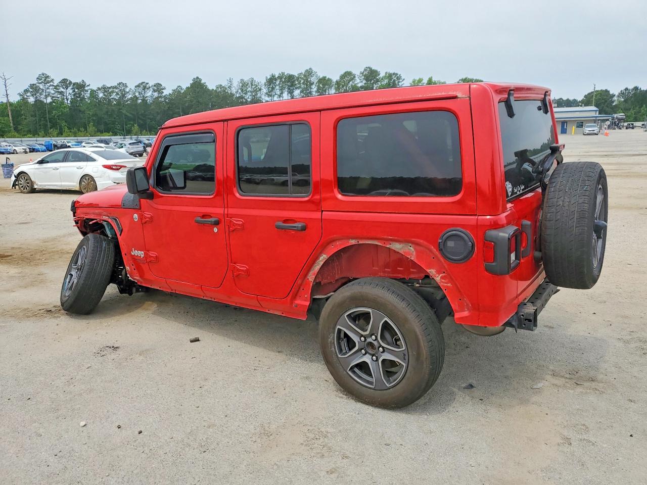 2021 Jeep Wrangler Unlimited Sport Red vin: 1C4HJXDN6MW519345