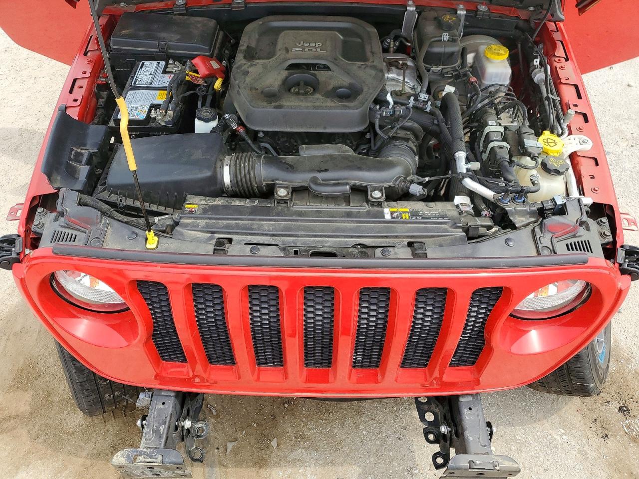 2021 Jeep Wrangler Unlimited Sport Red vin: 1C4HJXDN6MW519345