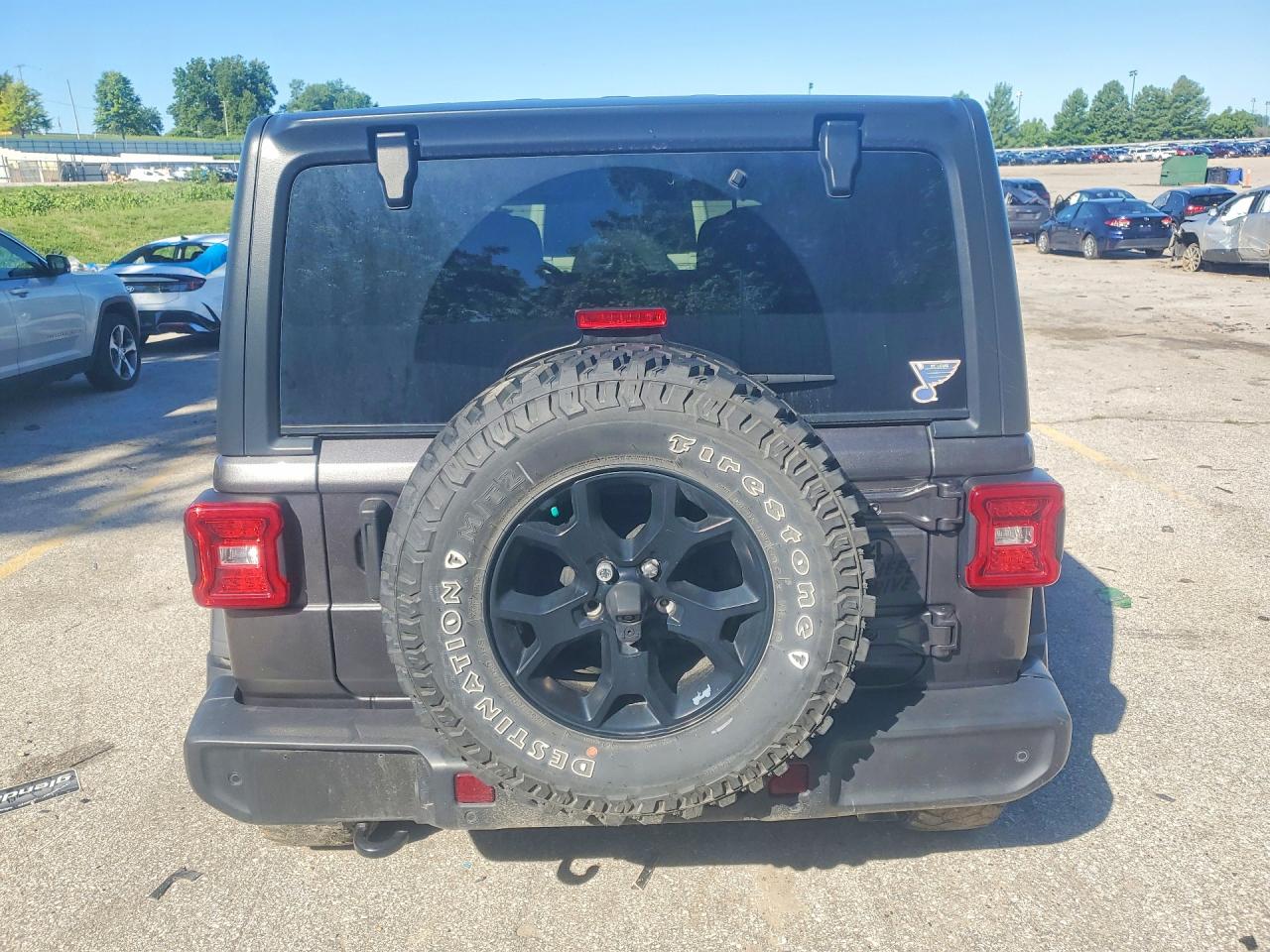 2021 Jeep Wrangler Unlimited Sport Gray vin: 1C4HJXDN6MW617890