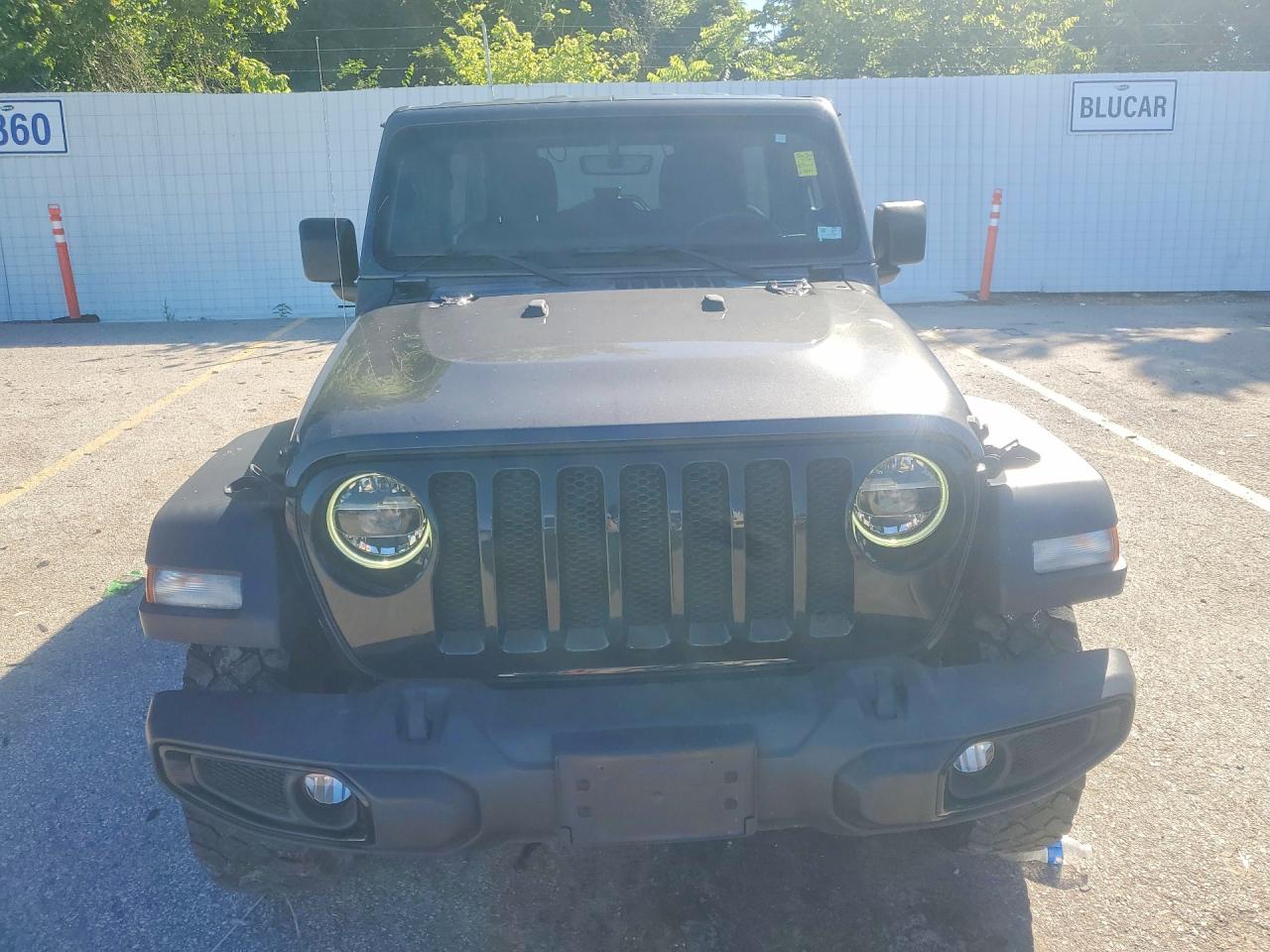 2021 Jeep Wrangler Unlimited Sport Gray vin: 1C4HJXDN6MW617890