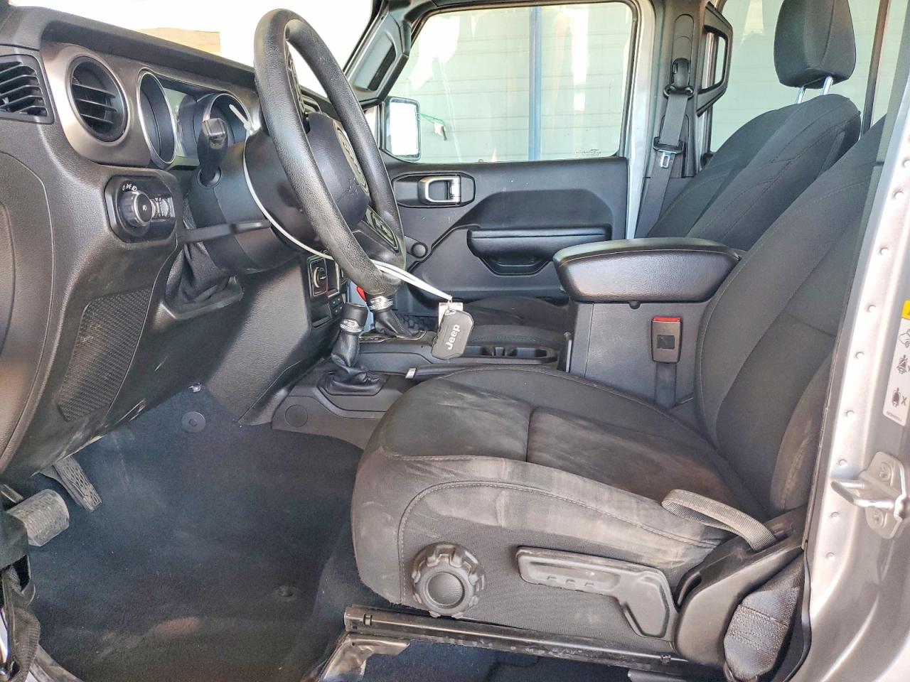 2018 Jeep Wrangler Unlimited Sport Gray vin: 1C4HJXDN7JW237789