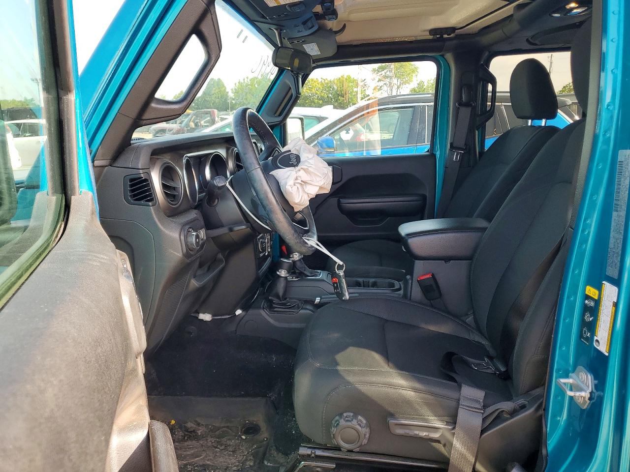2020 Jeep Wrangler Unlimited Sport Teal vin: 1C4HJXDN7LW170470