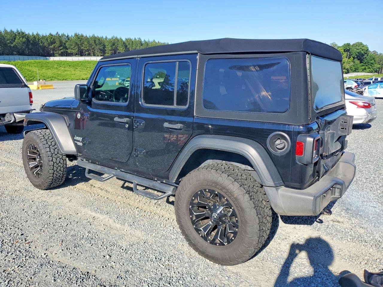 2021 Jeep Wrangler Unlimited Sport Black vin: 1C4HJXDN7MW509701
