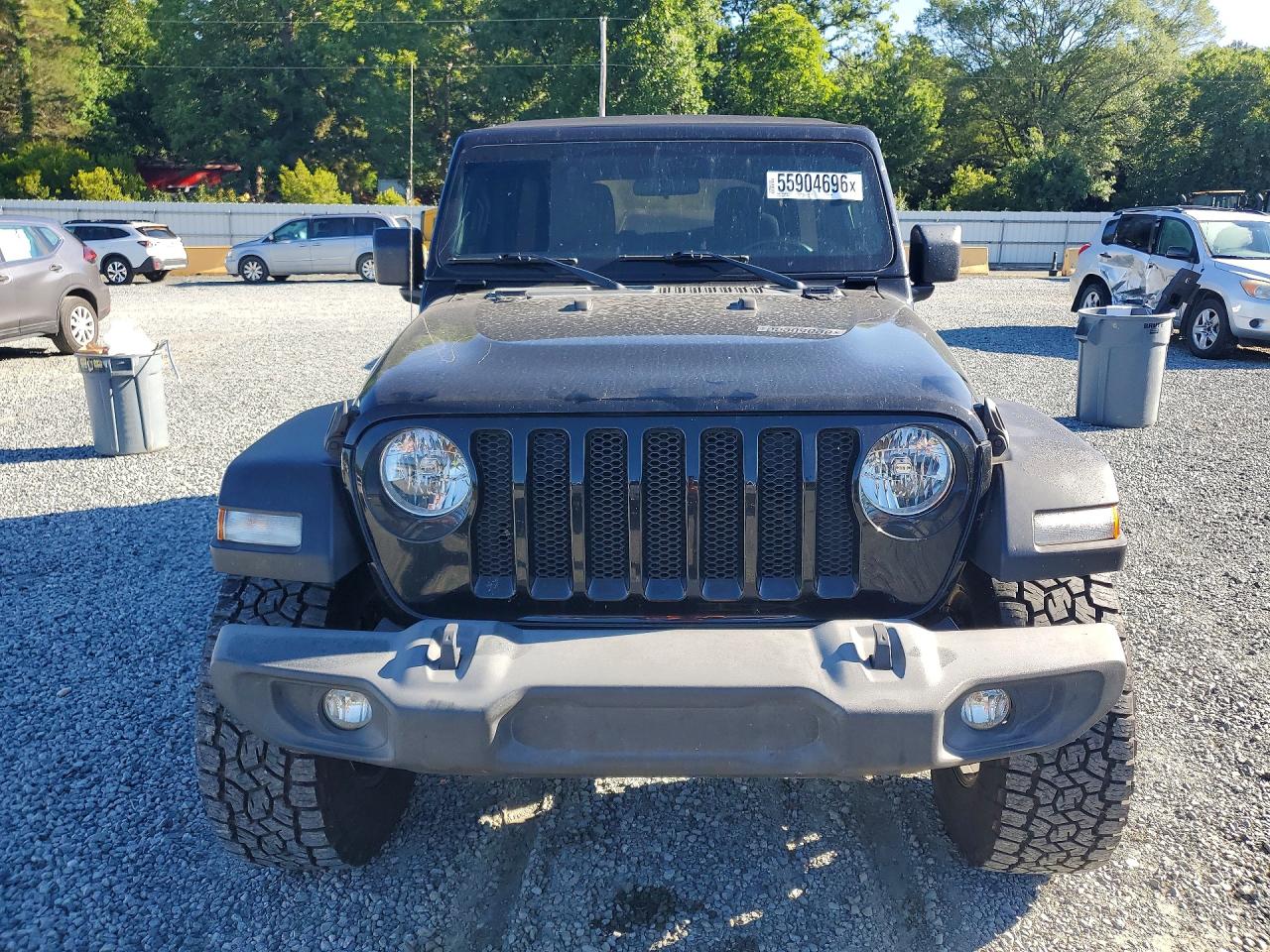 2021 Jeep Wrangler Unlimited Sport Black vin: 1C4HJXDN7MW509701