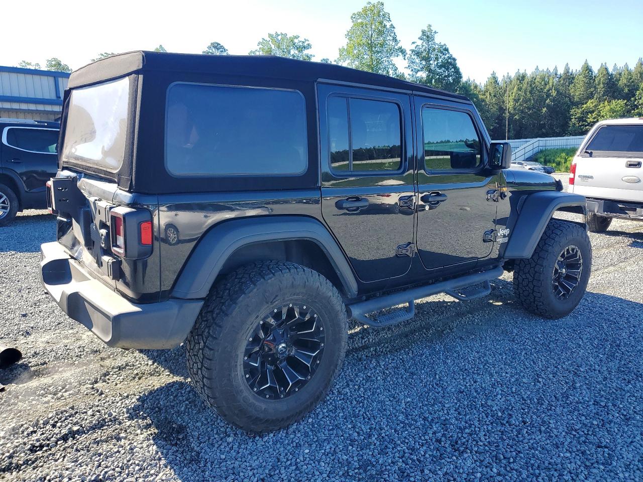 2021 Jeep Wrangler Unlimited Sport Black vin: 1C4HJXDN7MW509701