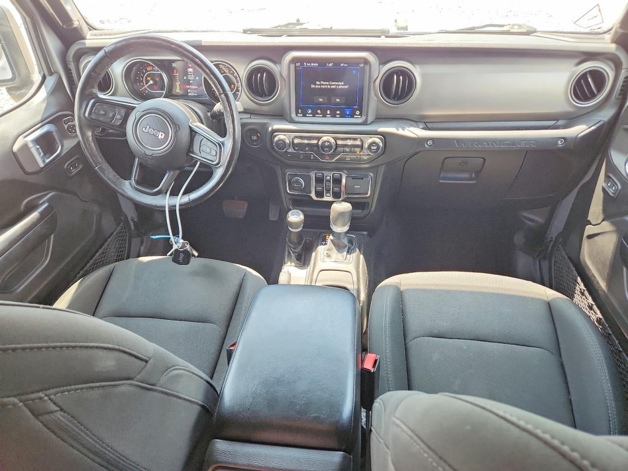 2021 Jeep Wrangler Unlimited Sport Silver vin: 1C4HJXDN7MW663549