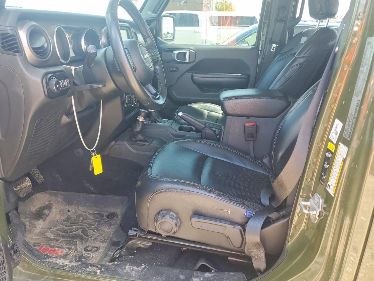 2021 Jeep Wrangler Unlimited Sport Green vin: 1C4HJXDN7MW715021