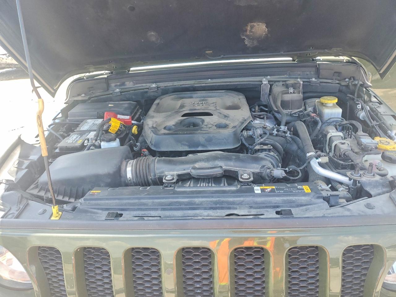 2021 Jeep Wrangler Unlimited Sport Green vin: 1C4HJXDN7MW715021