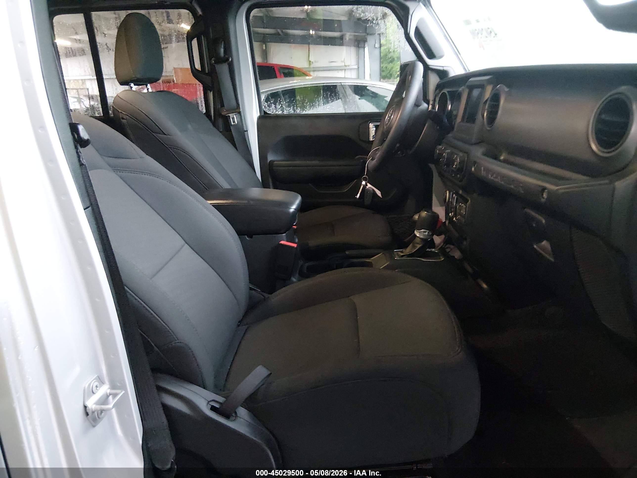 2023 Jeep Wrangler 4-door Sport S 4x4 Серебряный vin: 1C4HJXDN7PW595757