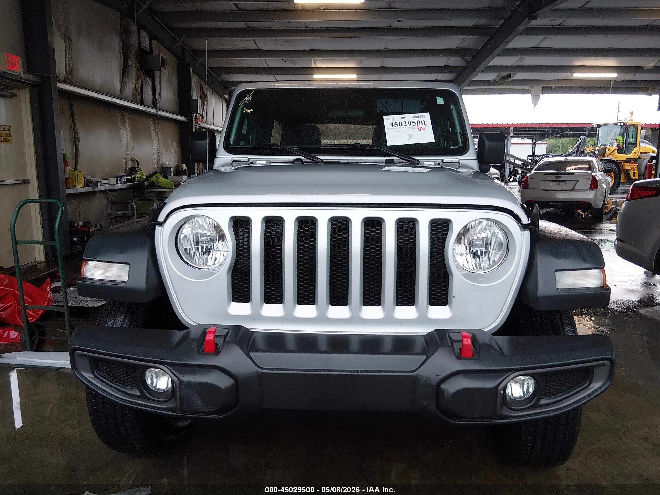 2023 Jeep Wrangler 4-door Sport S 4x4 Серебряный vin: 1C4HJXDN7PW595757