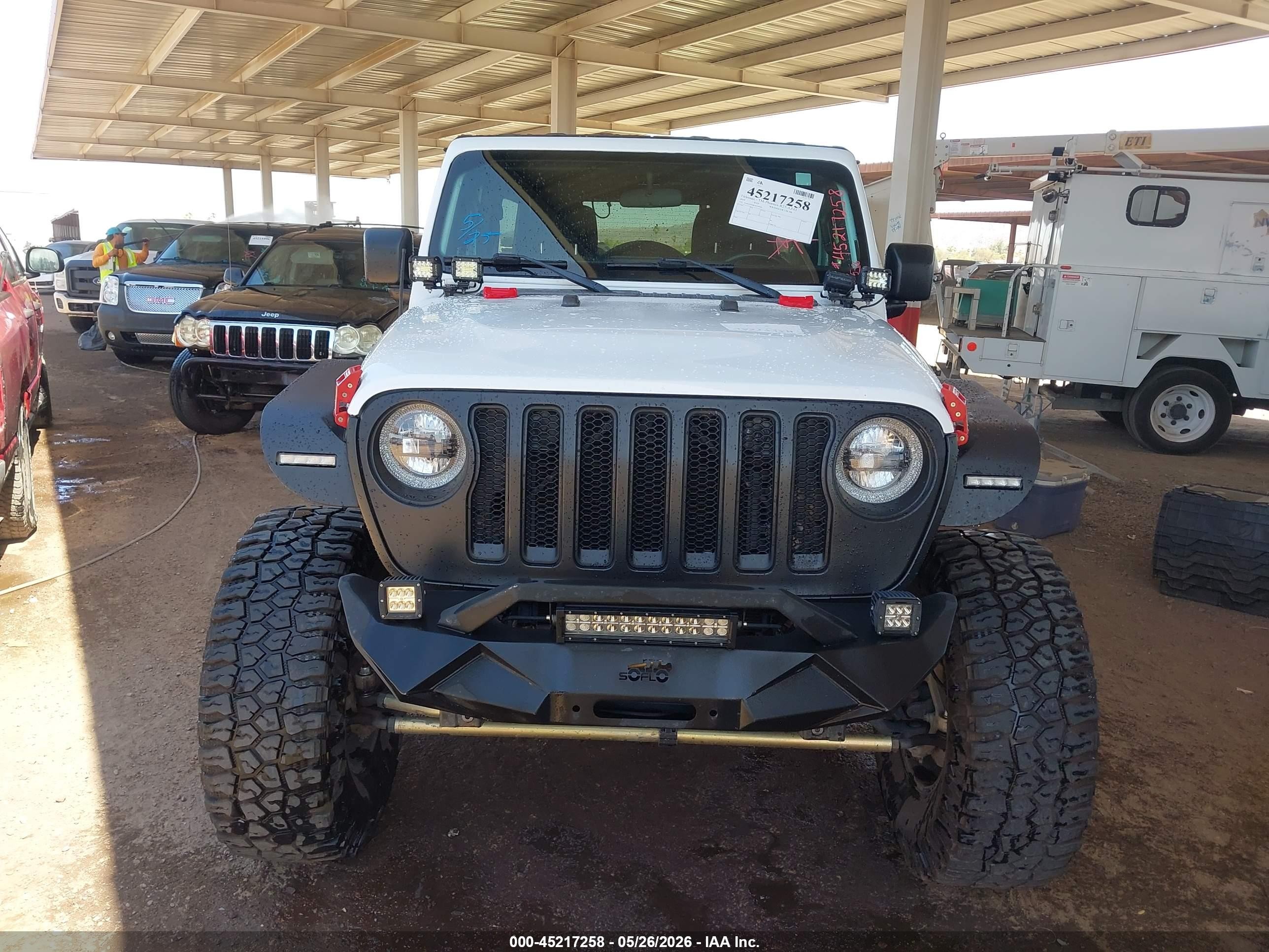 2019 Jeep Wrangler Unlimited Sport S 4x4 White vin: 1C4HJXDN8KW670930