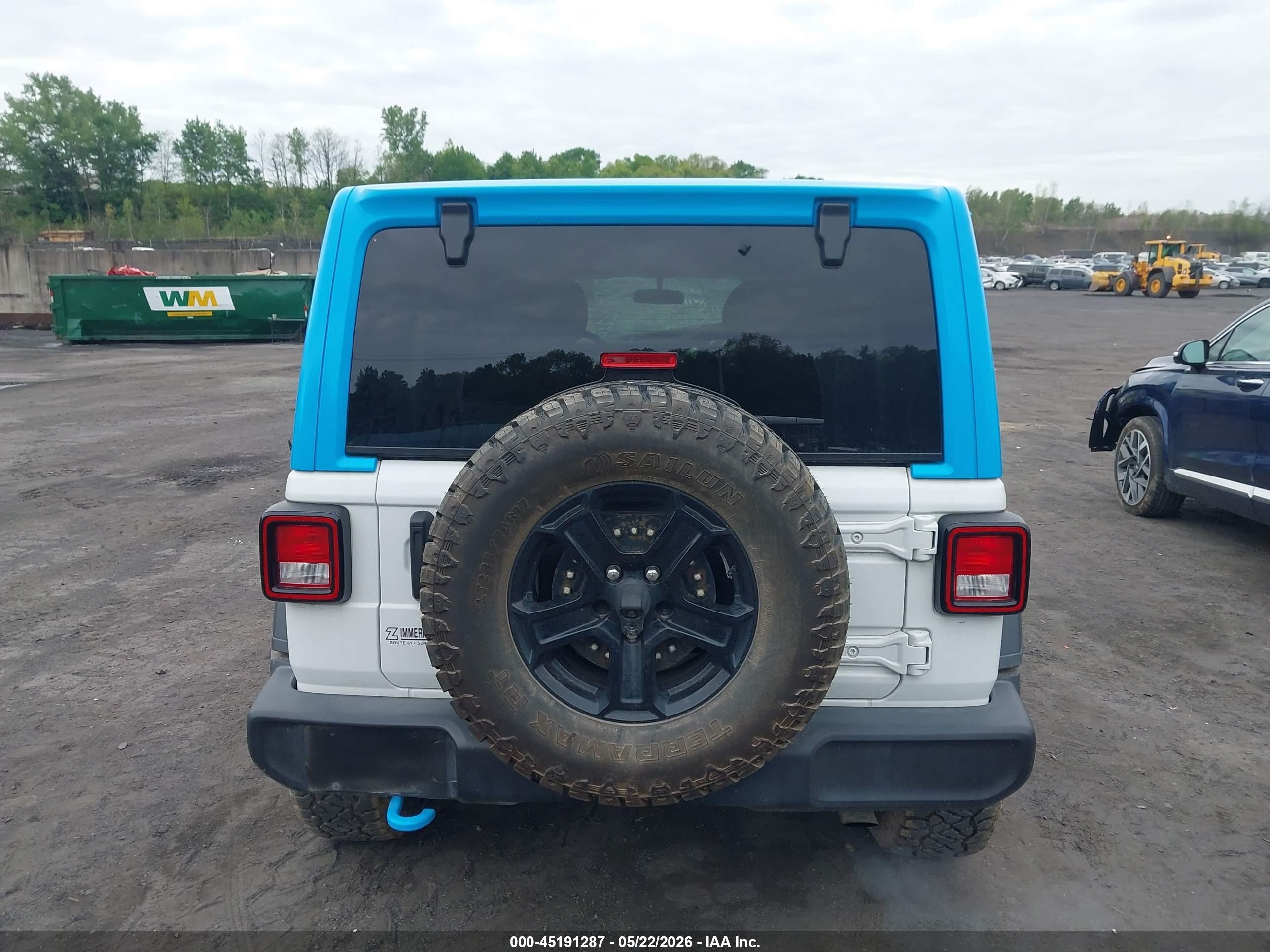 2020 Jeep Wrangler Unlimited Sport S 4x4 White vin: 1C4HJXDN8LW286857