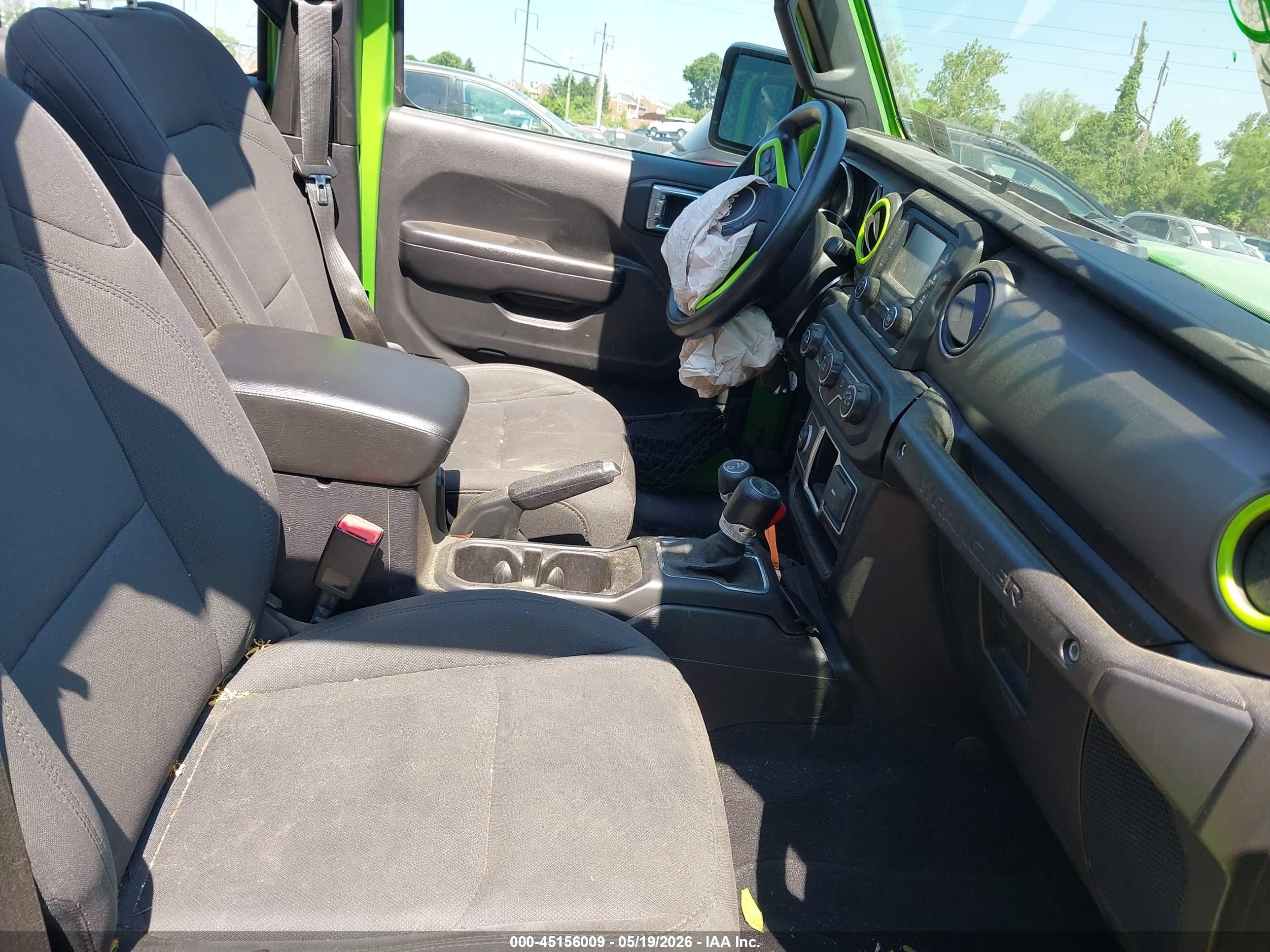2018 Jeep Wrangler Unlimited Sport 4x4 Green vin: 1C4HJXDN9JW297198