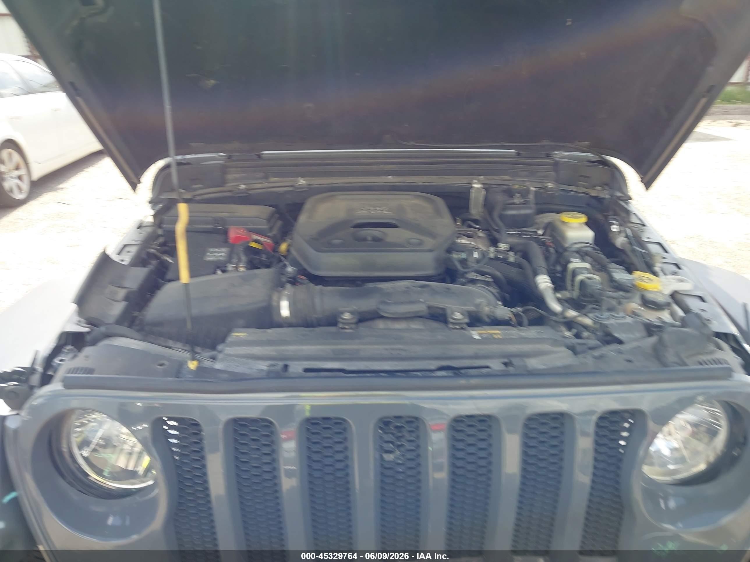 2021 Jeep Wrangler Unlimited Sport S 4x4 Серый vin: 1C4HJXDN9MW509148