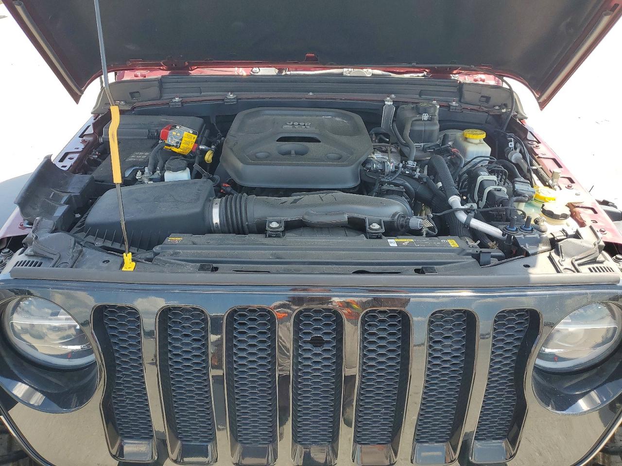 2021 Jeep Wrangler Unlimited Sport Maroon vin: 1C4HJXDN9MW577725