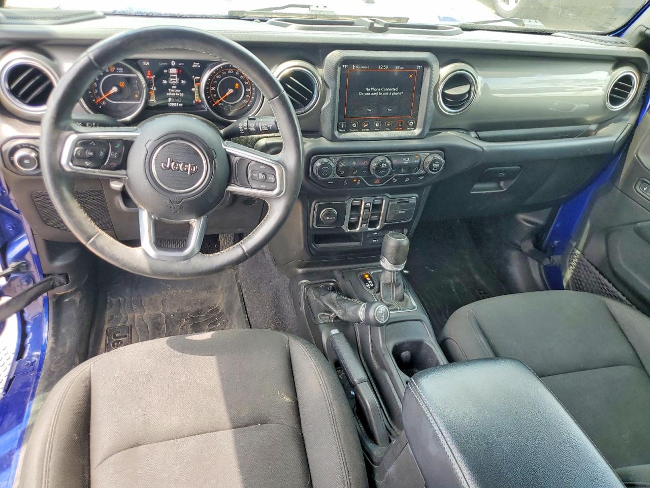 2019 Jeep Wrangler Unlimited Sahara Синий vin: 1C4HJXEG0KW660313
