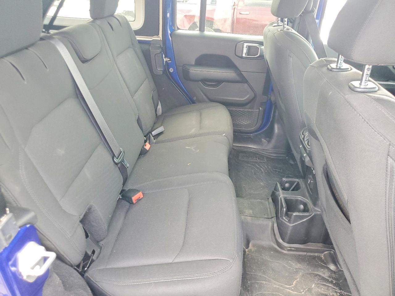 2019 Jeep Wrangler Unlimited Sahara Синий vin: 1C4HJXEG0KW660313