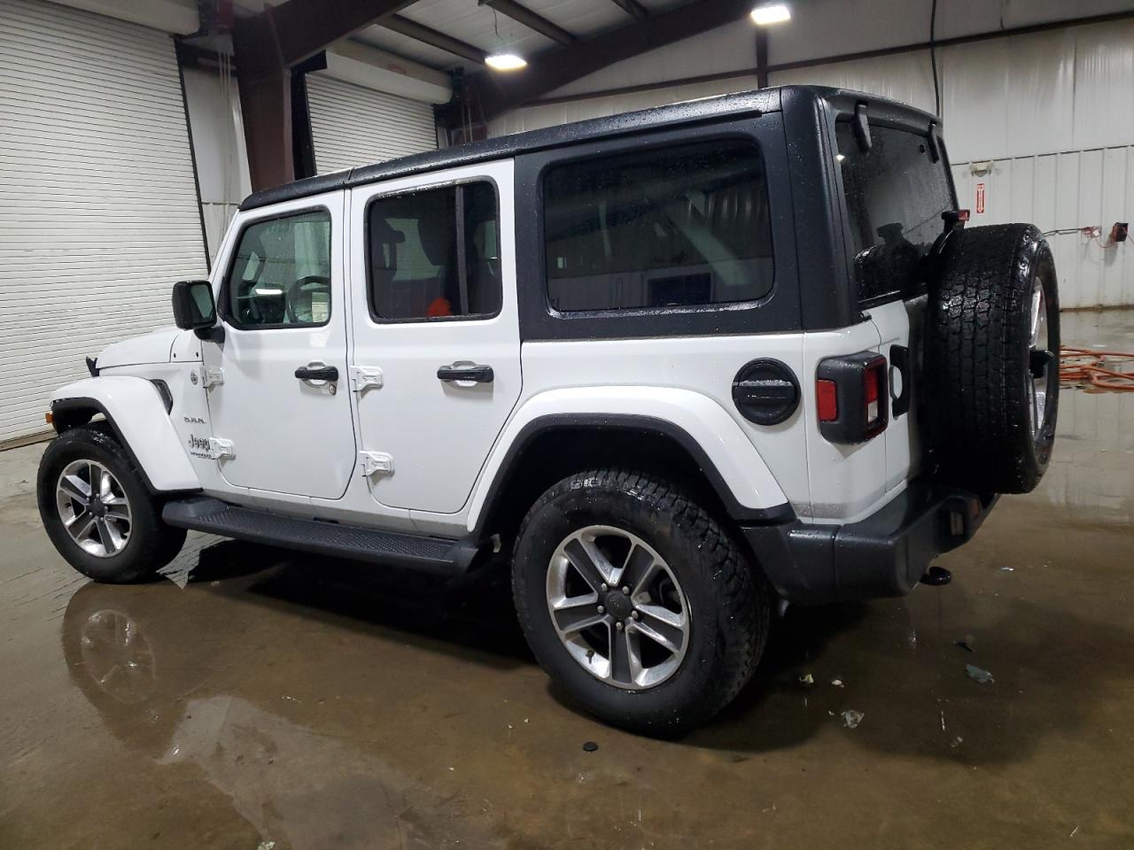 2021 Jeep Wrangler Unlimited Sahara Белый vin: 1C4HJXEG0MW858117