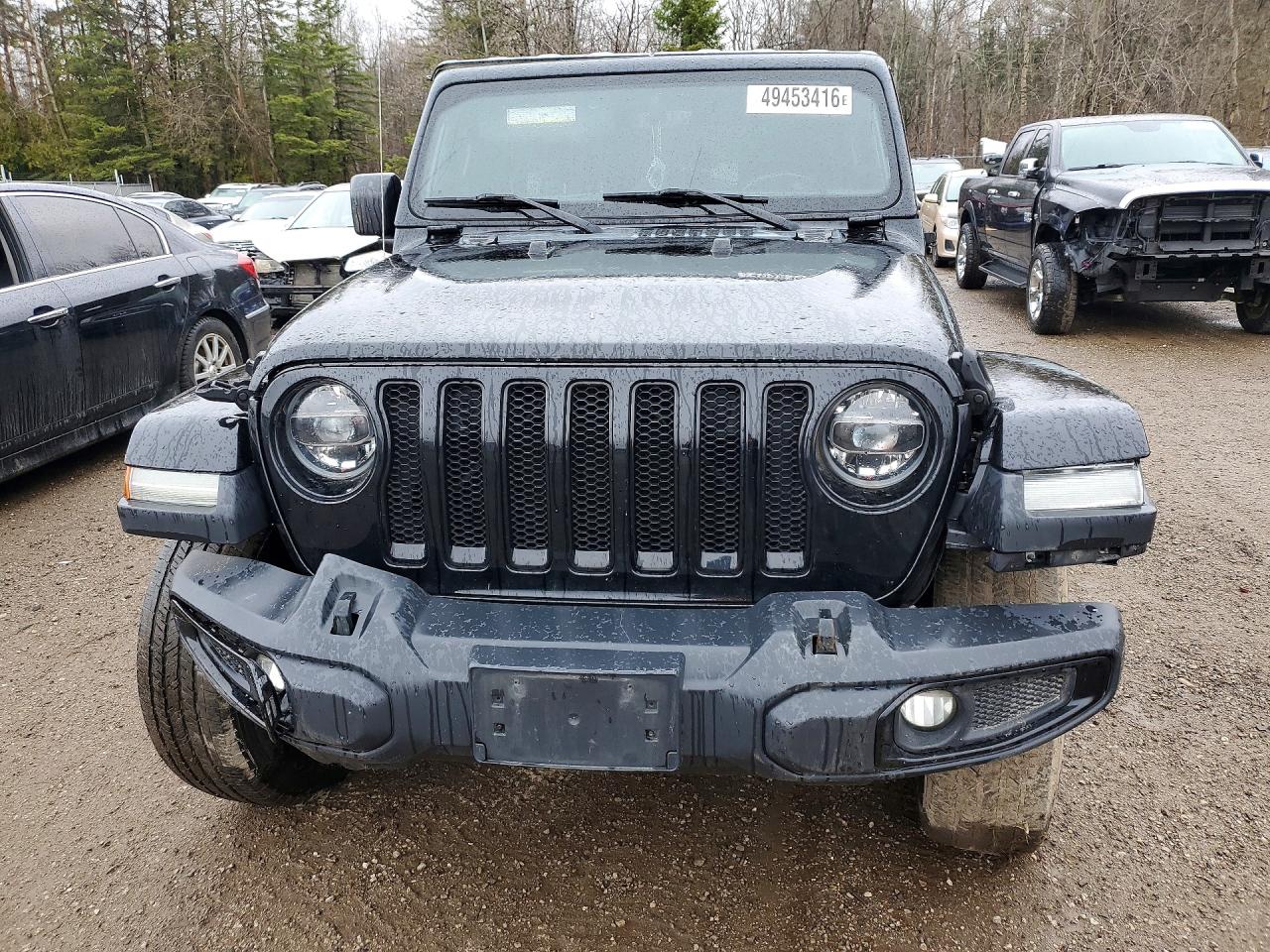 2020 Jeep Wrangler Unlimited Sahara Black vin: 1C4HJXEG1LW155060