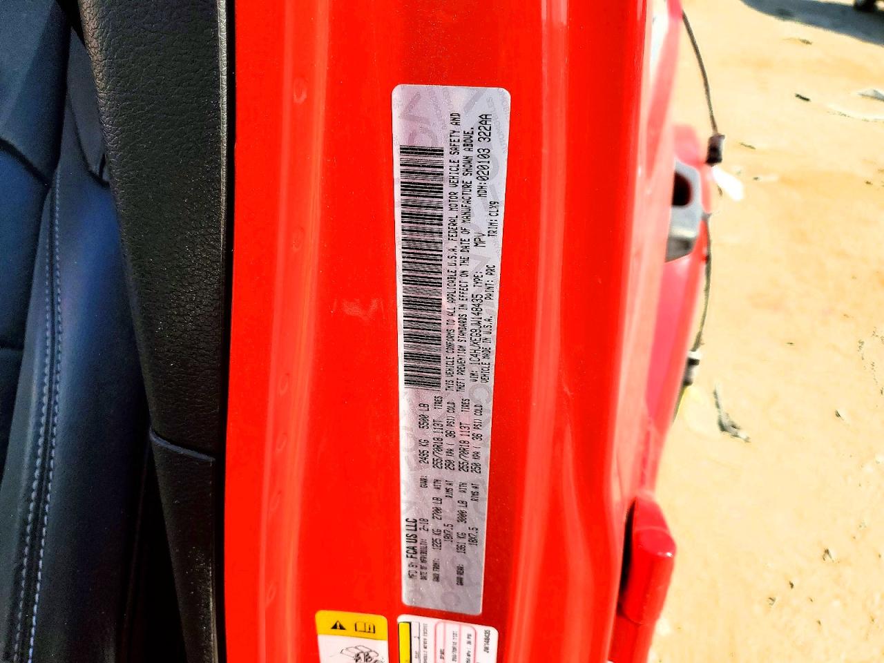 2018 Jeep Wrangler Unlimited Sahara Red vin: 1C4HJXEG9JW148435