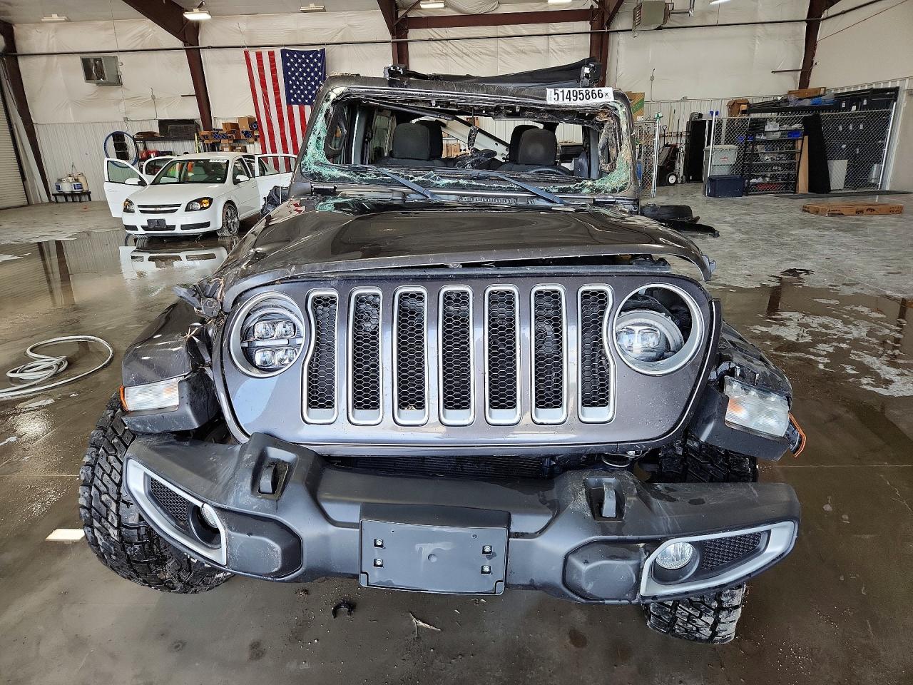 2022 Jeep Wrangler Unlimited Sahara Charcoal vin: 1C4HJXEM7NW209986