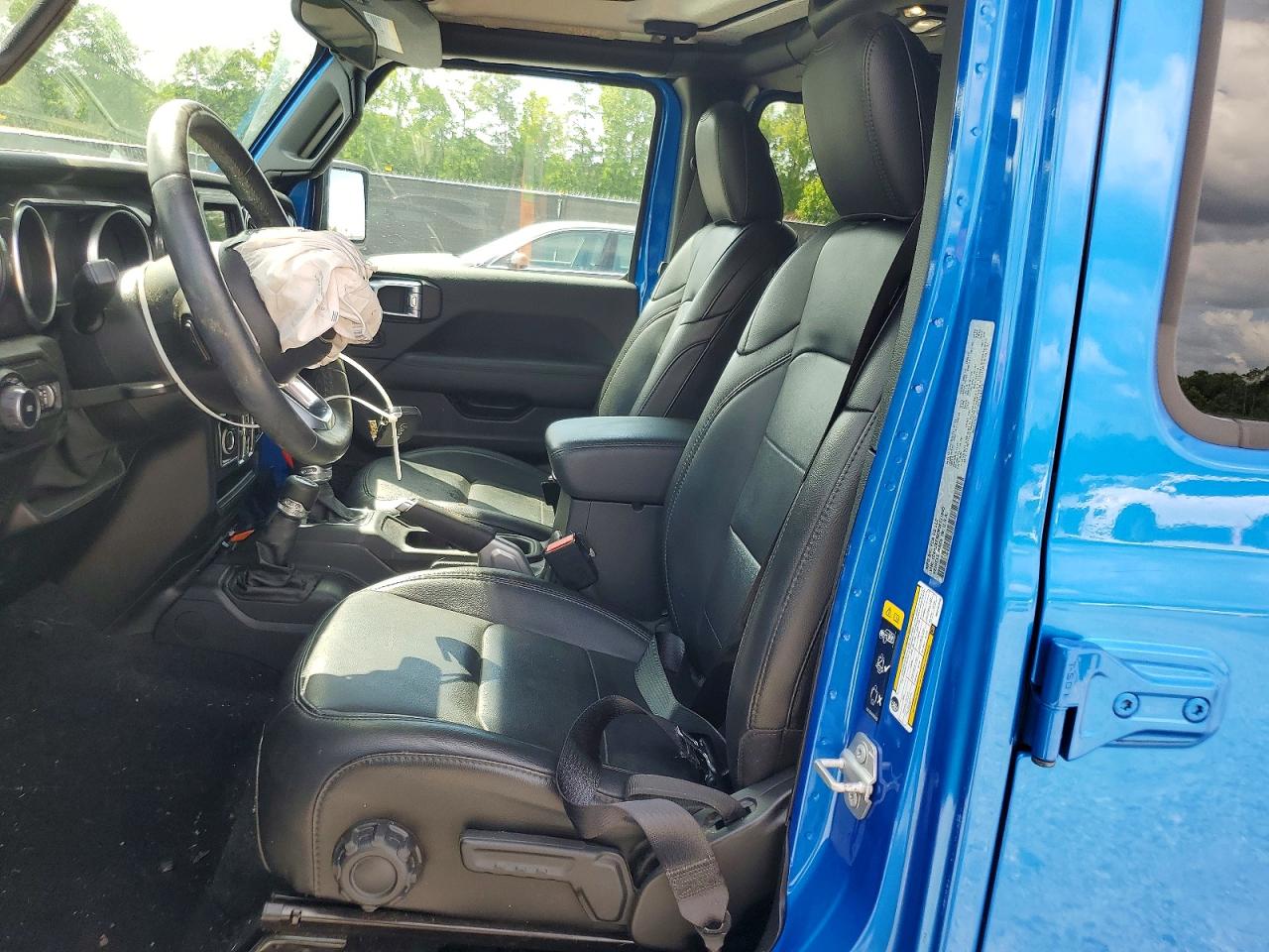 2021 Jeep Wrangler Unlimited Sahara Blue vin: 1C4HJXEN2MW731545