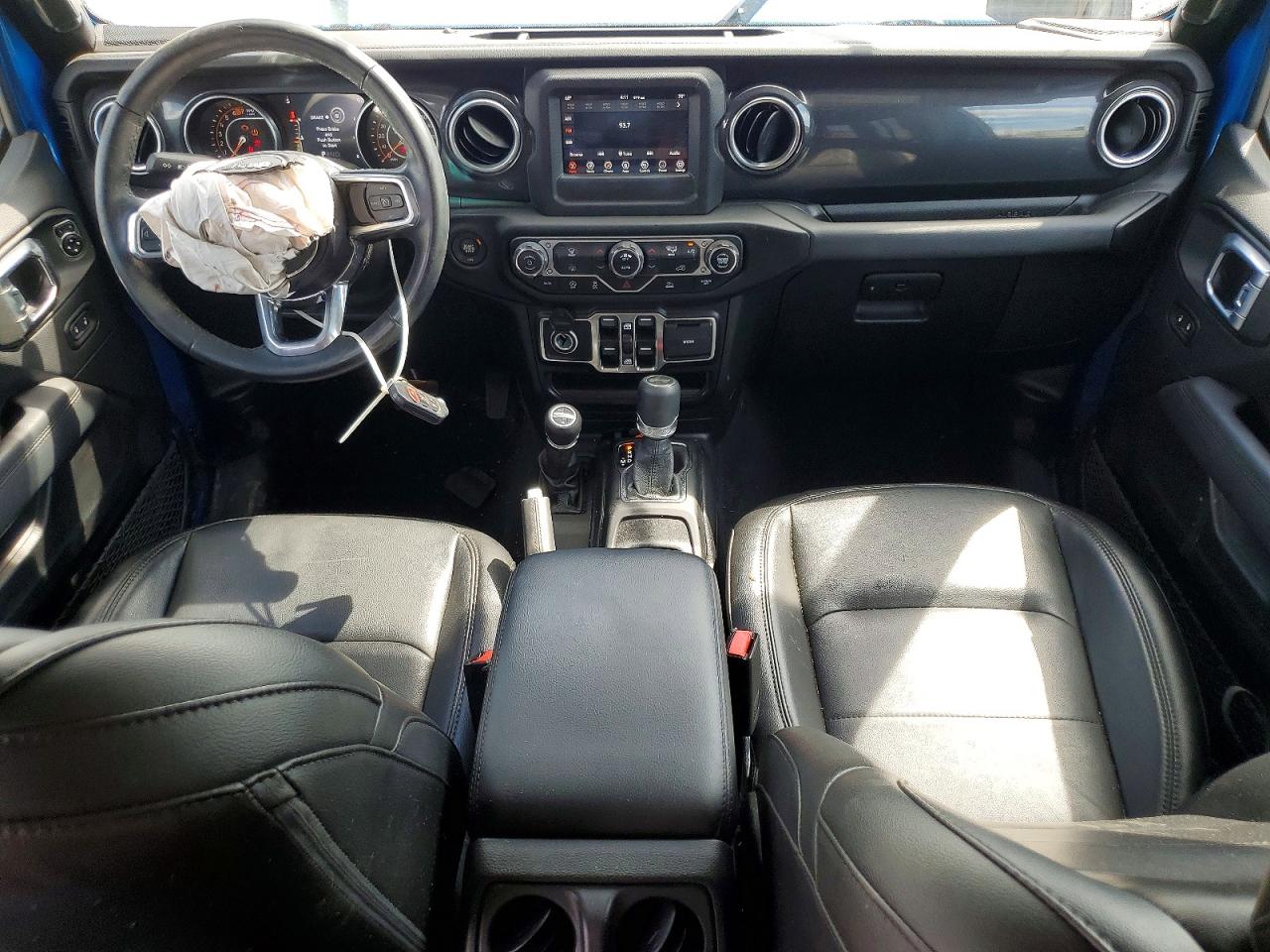 2021 Jeep Wrangler Unlimited Sahara Blue vin: 1C4HJXEN2MW731545