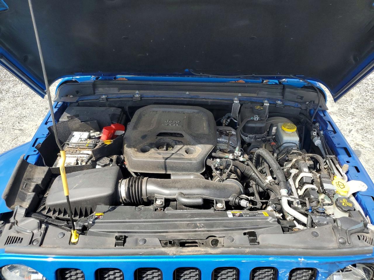2021 Jeep Wrangler Unlimited Sahara Blue vin: 1C4HJXEN2MW731545