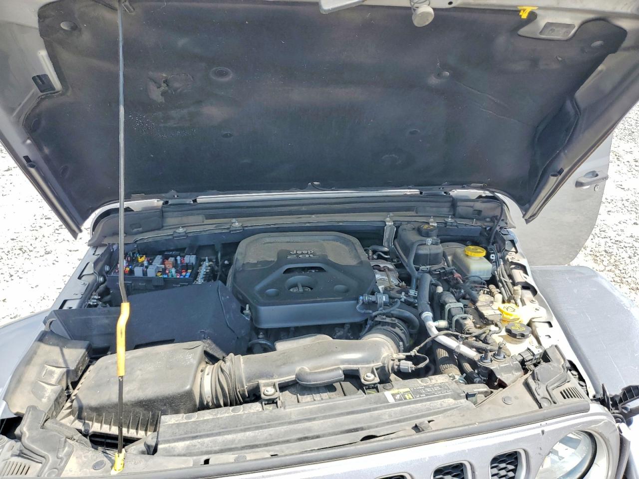 2019 Jeep Wrangler Unlimited Sahara Silver vin: 1C4HJXEN5KW687862