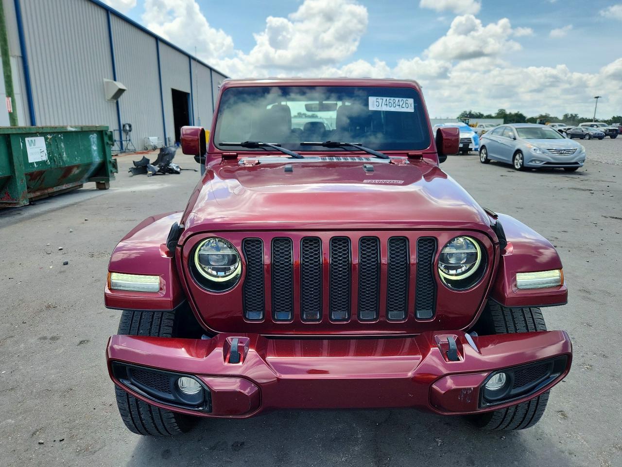 2021 Jeep Wrangler Unlimited Sahara Red vin: 1C4HJXEN6MW692586