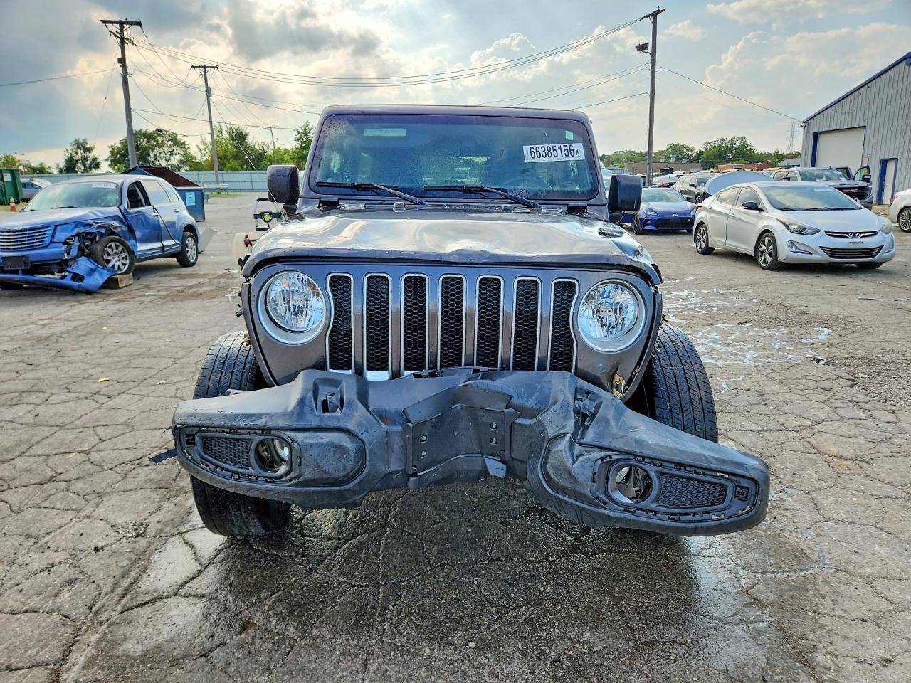 2021 Jeep Wrangler Unlimited Sahara Charcoal vin: 1C4HJXEN9MW573267