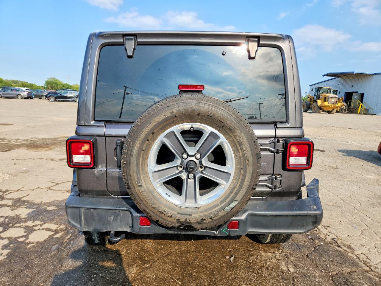 2021 Jeep Wrangler Unlimited Sahara Charcoal vin: 1C4HJXEN9MW573267