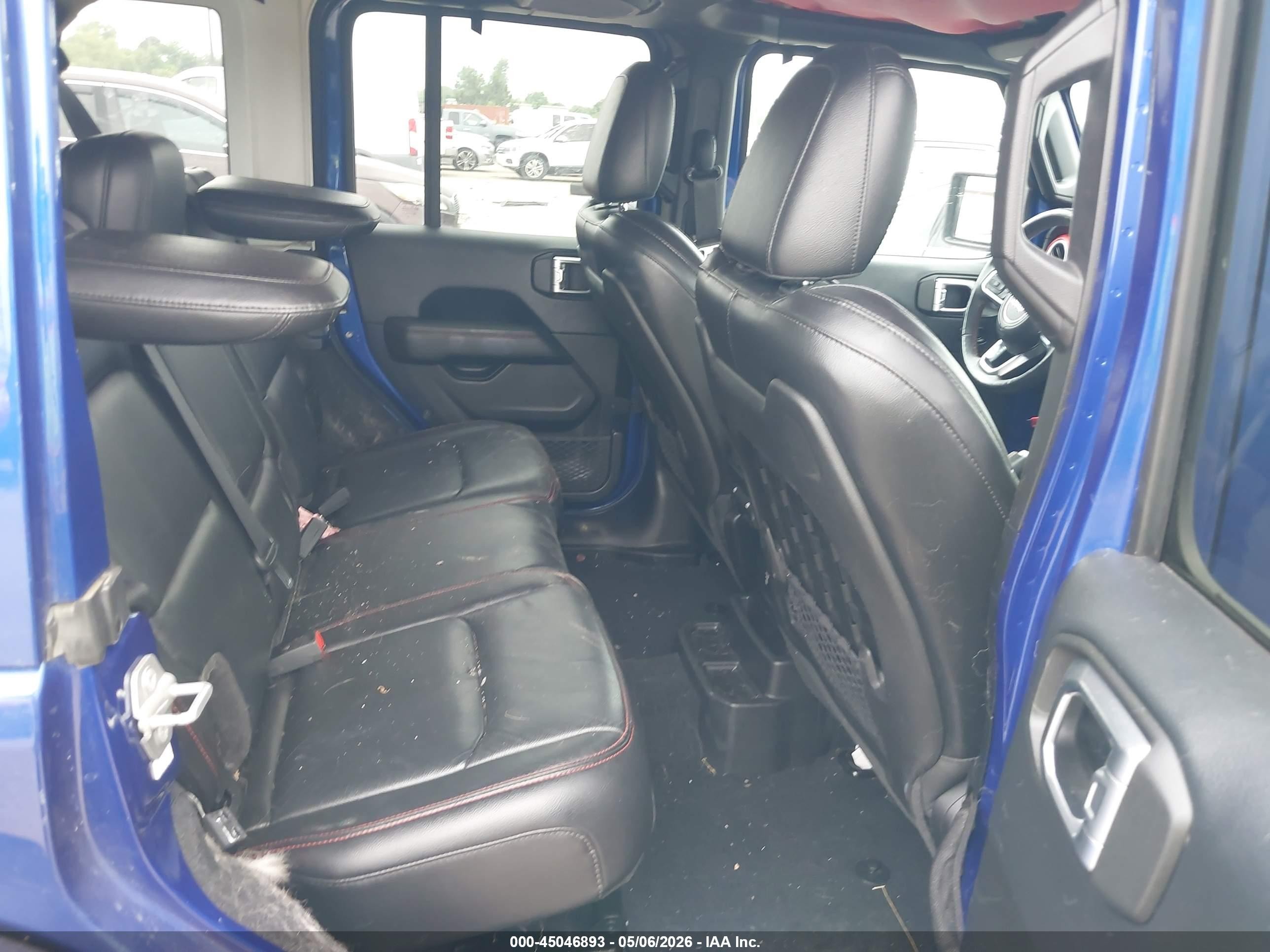 2018 Jeep Wrangler Unlimited Rubicon 4x4 Синий vin: 1C4HJXFG1JW259379