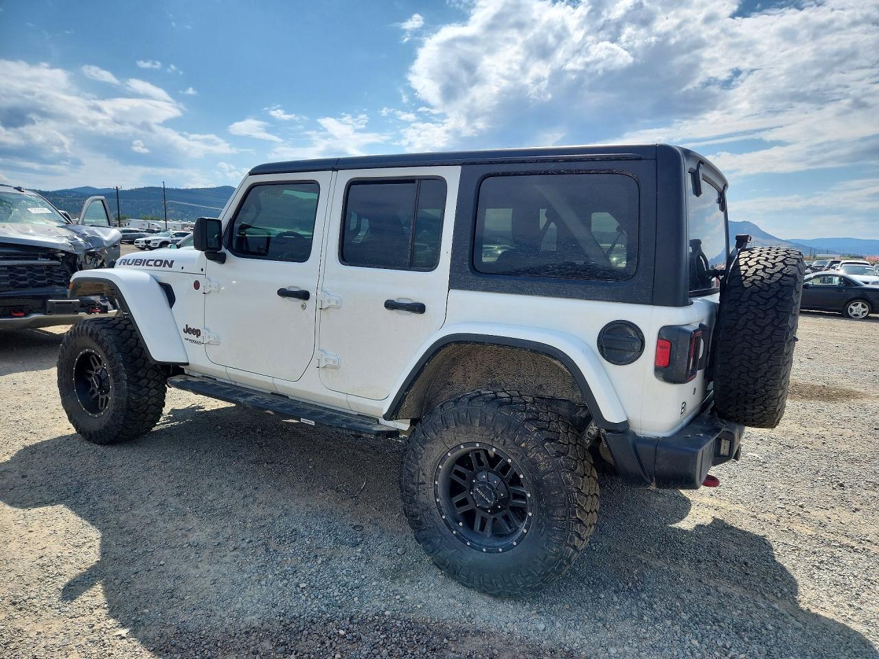 2020 Jeep Wrangler Unlimited Rubicon White vin: 1C4HJXFG1LW272801