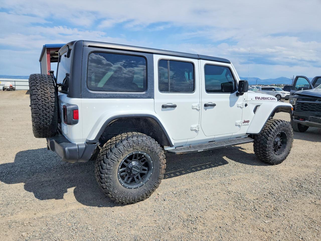 2020 Jeep Wrangler Unlimited Rubicon White vin: 1C4HJXFG1LW272801