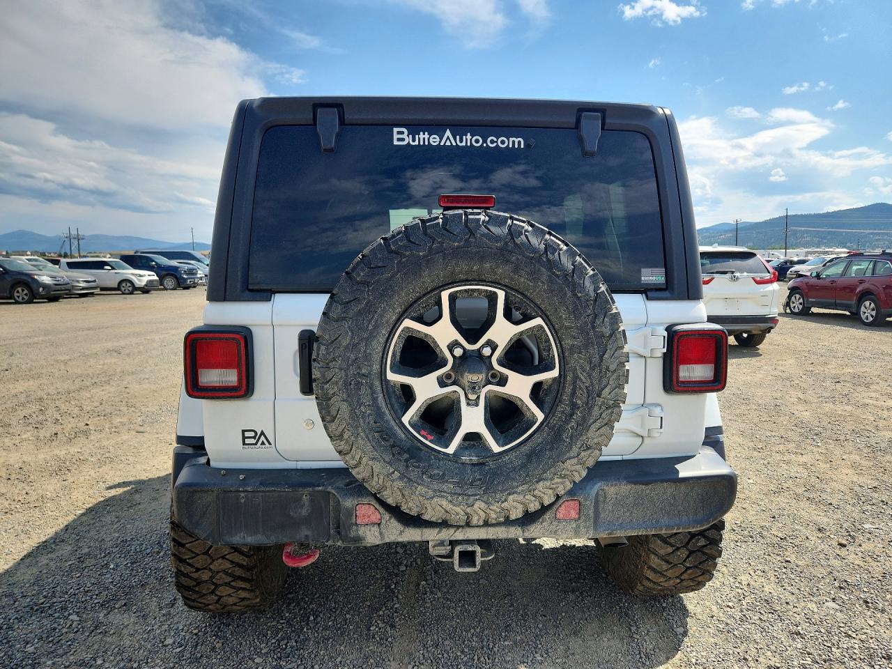 2020 Jeep Wrangler Unlimited Rubicon White vin: 1C4HJXFG1LW272801