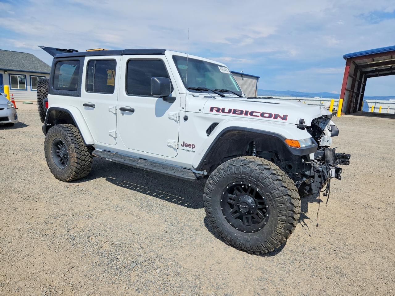 2020 Jeep Wrangler Unlimited Rubicon White vin: 1C4HJXFG1LW272801