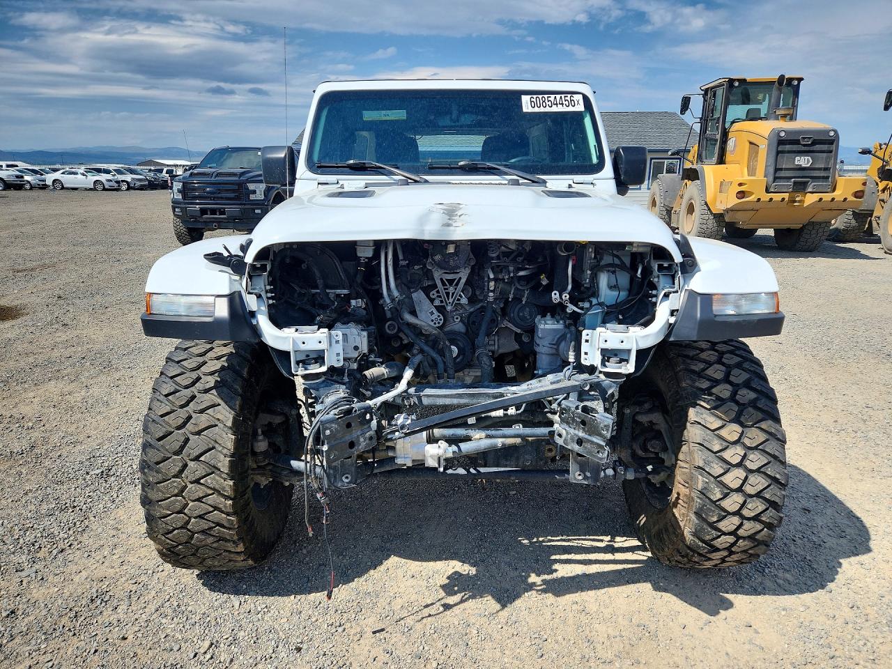 2020 Jeep Wrangler Unlimited Rubicon White vin: 1C4HJXFG1LW272801