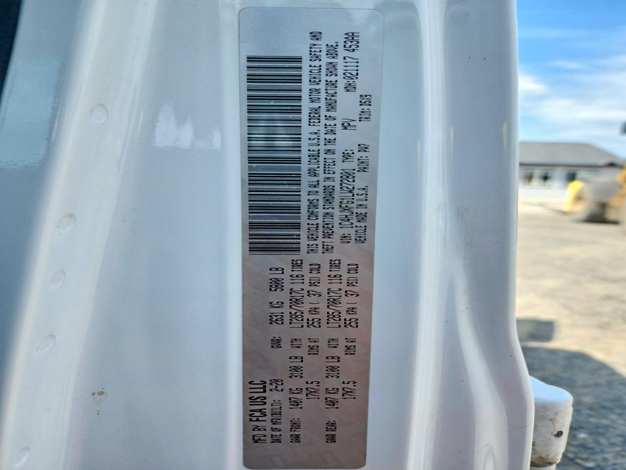 2020 Jeep Wrangler Unlimited Rubicon White vin: 1C4HJXFG1LW272801
