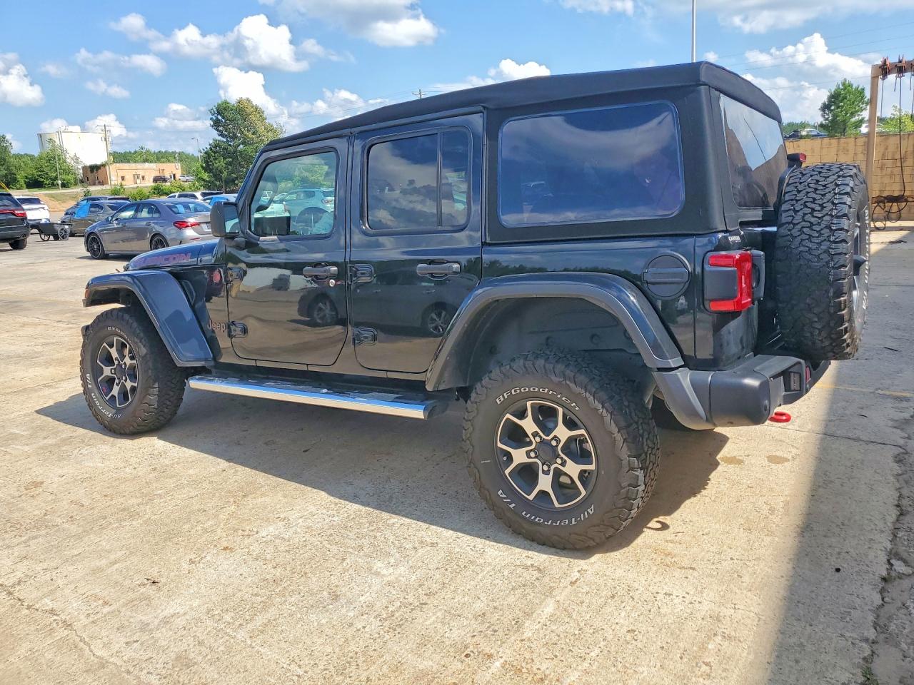 2022 Jeep Wrangler Unlimited Rubicon Black vin: 1C4HJXFG2NW114843