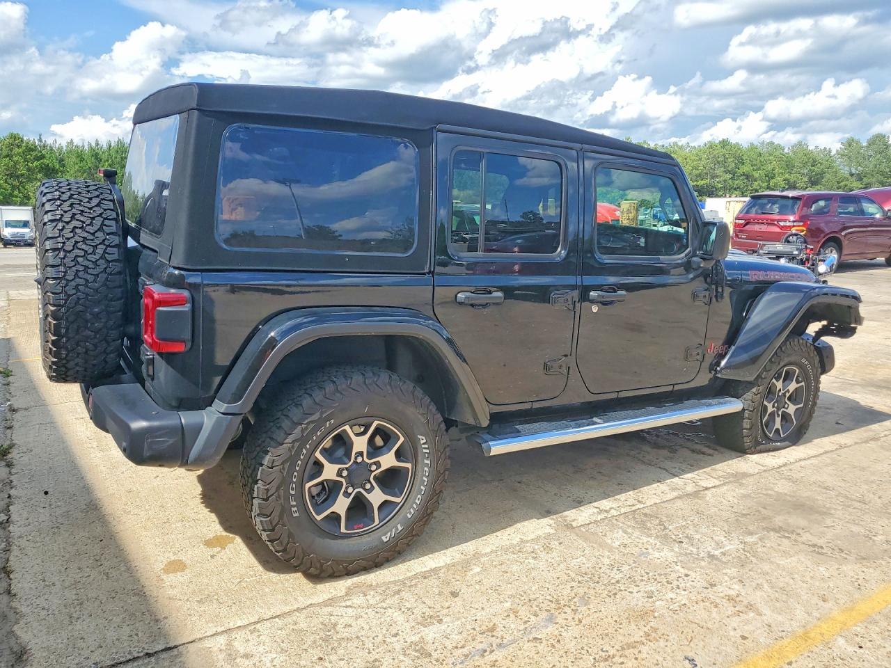 2022 Jeep Wrangler Unlimited Rubicon Black vin: 1C4HJXFG2NW114843